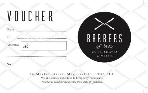 Barbers Of BT45 Voucher 15.00